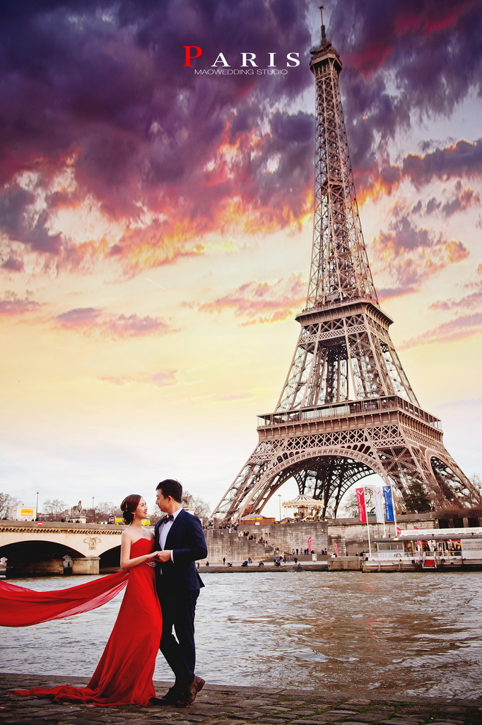 巴黎海外婚紗 | 巴黎鐵塔