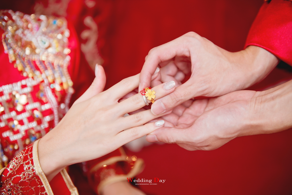 文定儀式婚禮紀錄 | 交換戒指