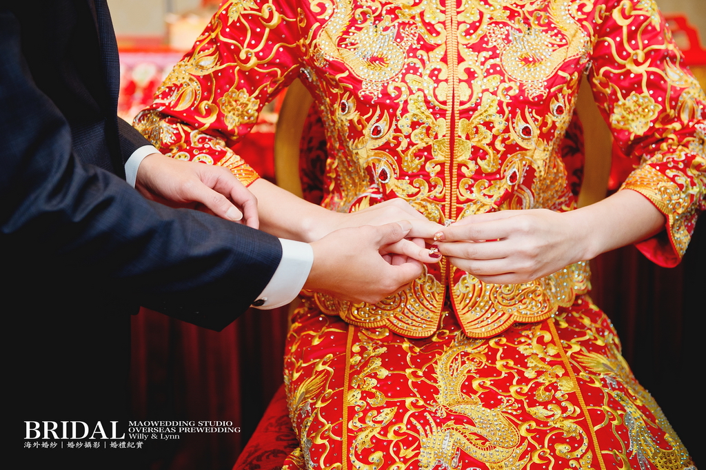 龍鳳褂 | 中式婚禮 | 秀禾服 | 新竹煙波婚禮